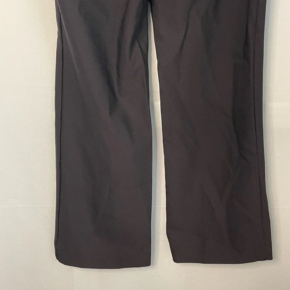 Rachel‎ Zoe Black Wide Leg Front Seam Trousers Womens Size 2 High Rise Pants
